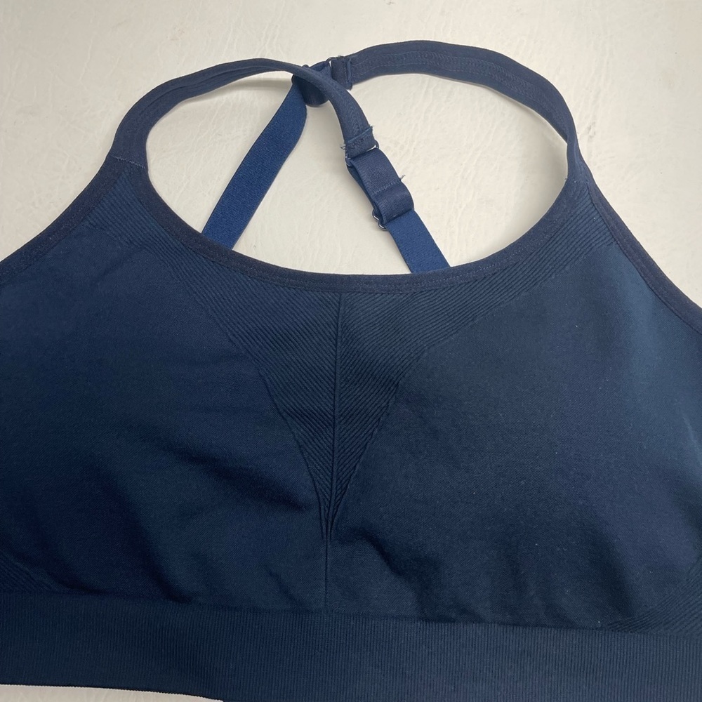 SOMA SPORTS SEAMLESS BALLET BACK SIZE XXL NAVY BLUE - Picture 2 of 4